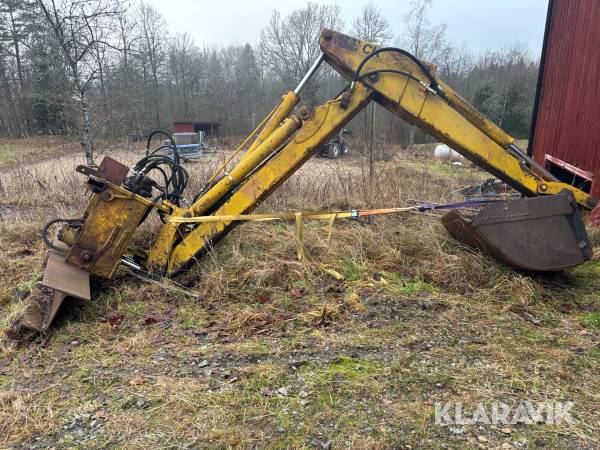 Grävaggregat Case CK trepunkt + grävskopa