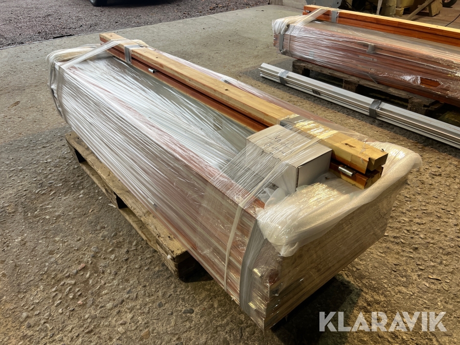 Parti med vikdörrar för uterum 2-glas 5st