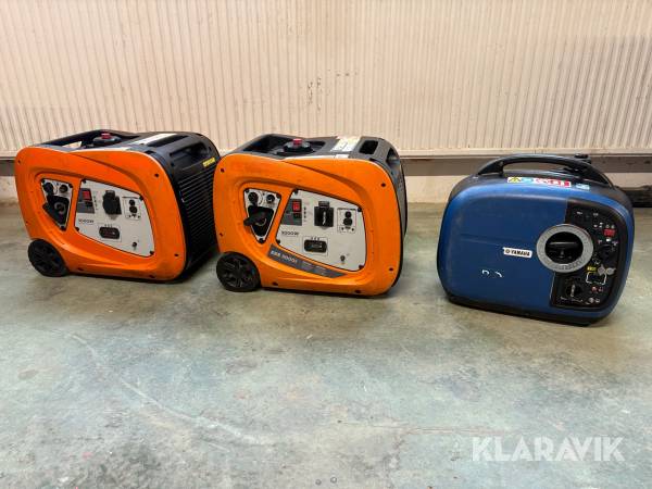 Elverk Endress / SDMO ESE 3000i / 2000C5 3 st