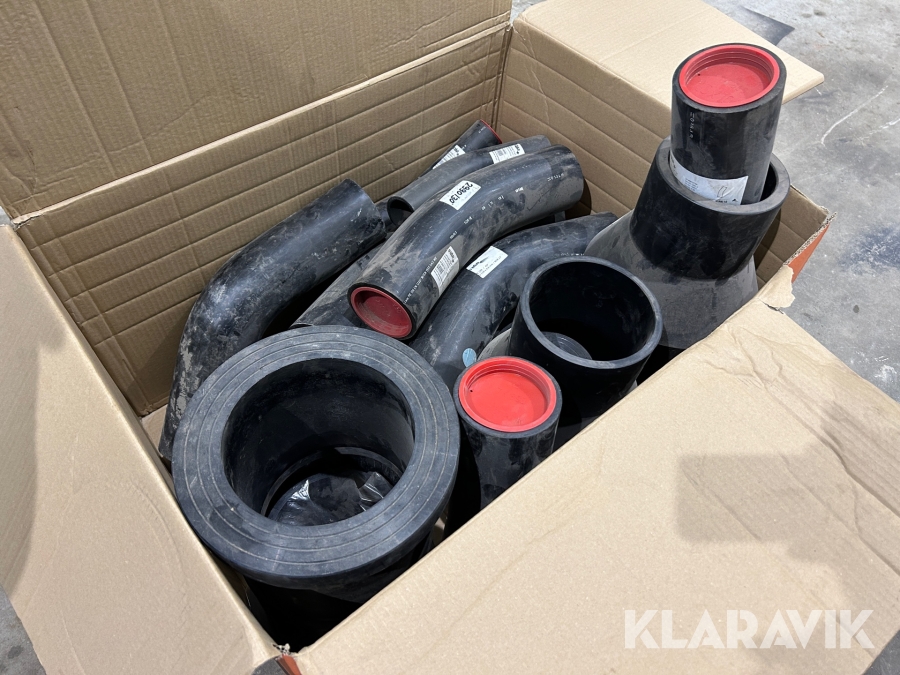 PE-rördelar , stumsvets- parti