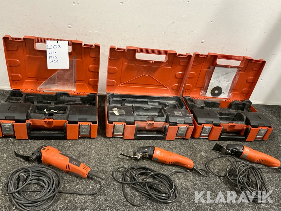 Multiverktyg 3st Fein FMM350Q, FSC 2,0, FSC2,0X