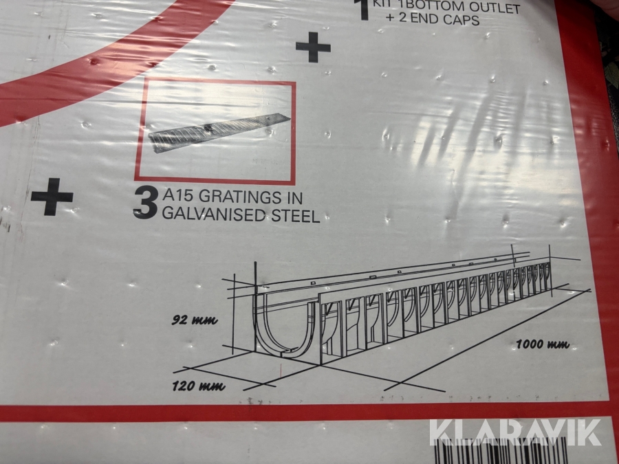 Markränna Mufle 4 st paket