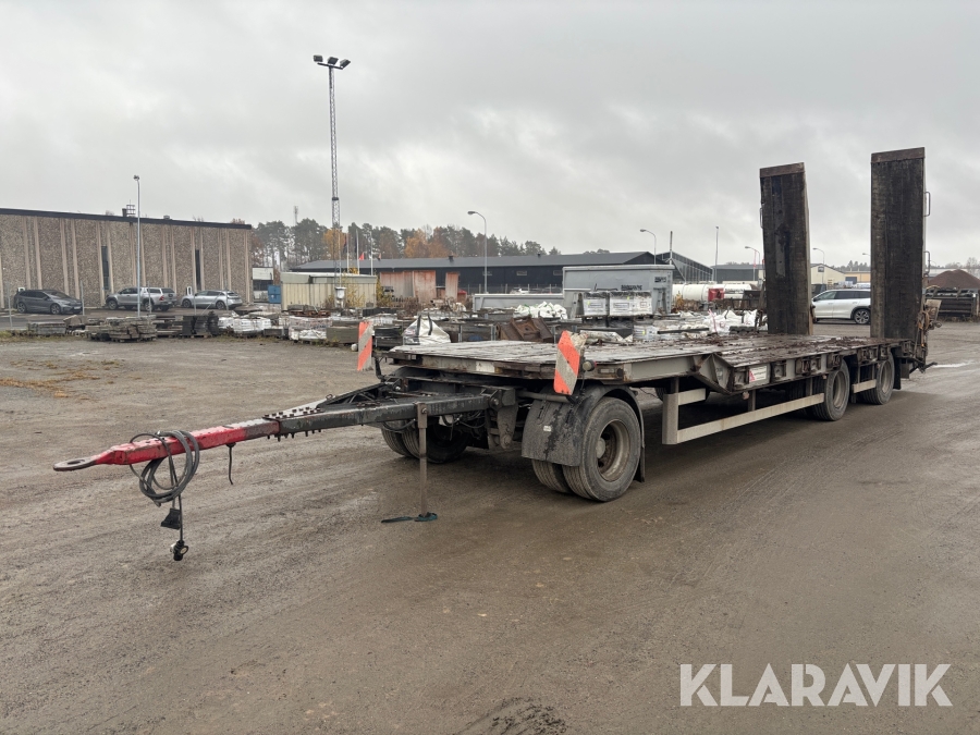 Maskintrailer Wiese DS 30 TL 30T