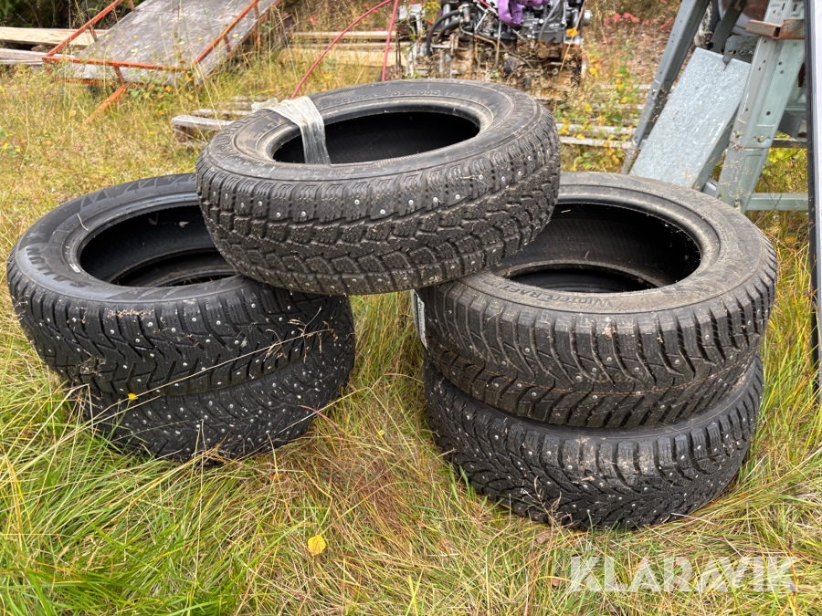 Dubbade personbilsdäck 5st