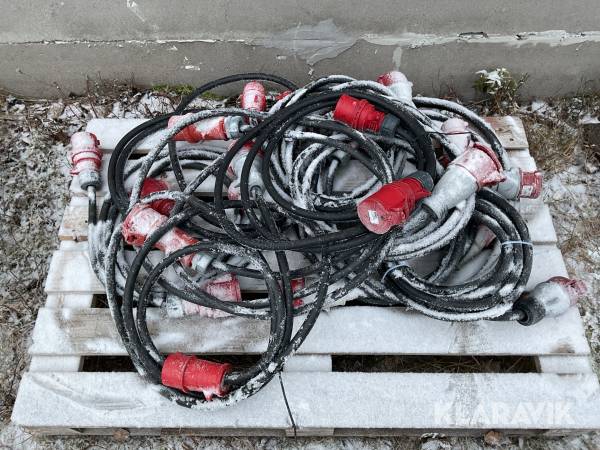 Parti med 3-fas industrikabel AAB/Garo