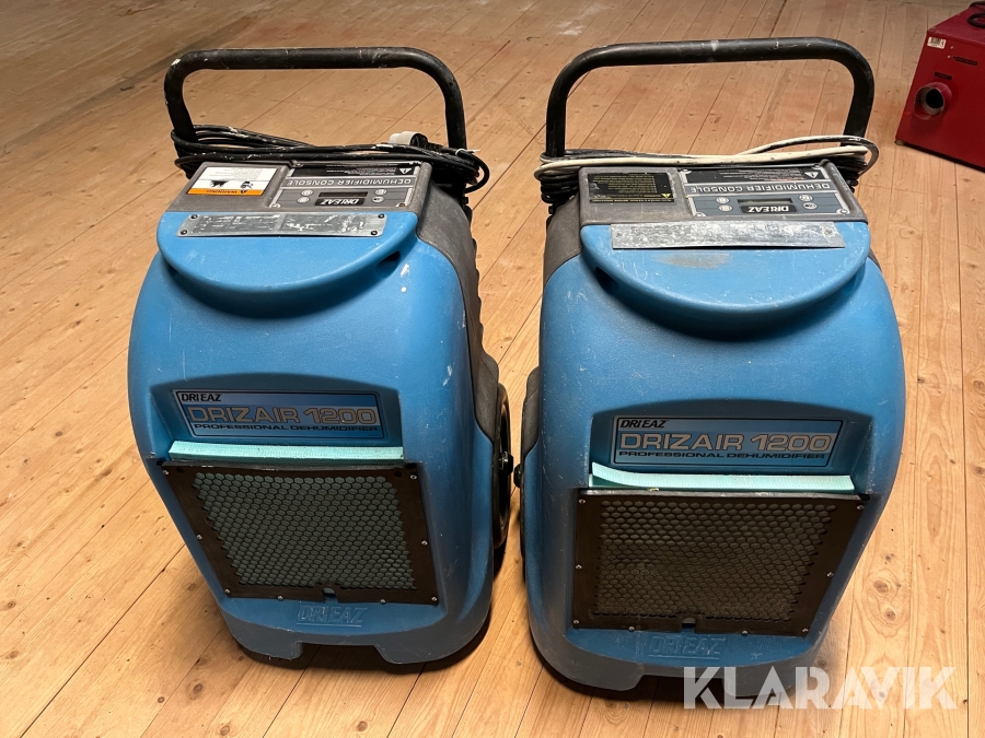 Avfuktare 2 st Drieaz Drizair 1200