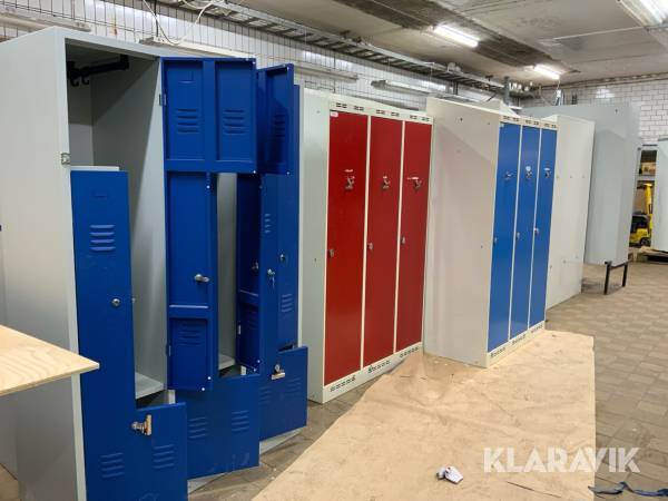 Omklädningsskåp 14st