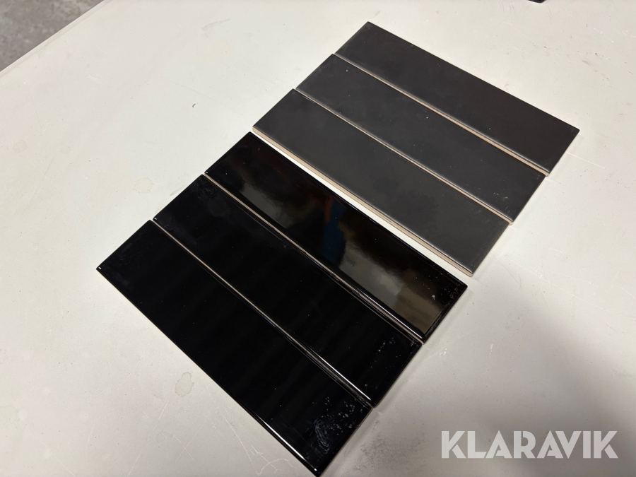 Kakel Equipe Evolution Svart Blank och Matt