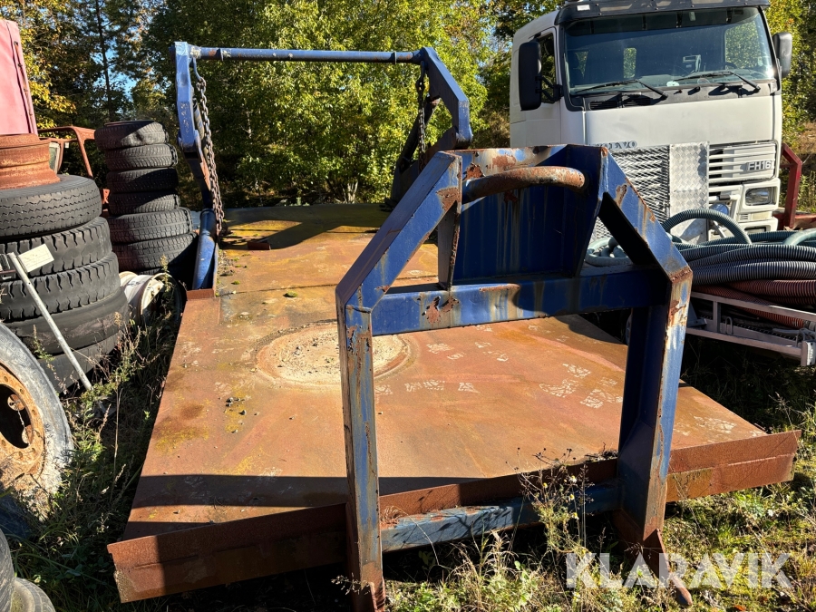 Lastväxlarram med containerram