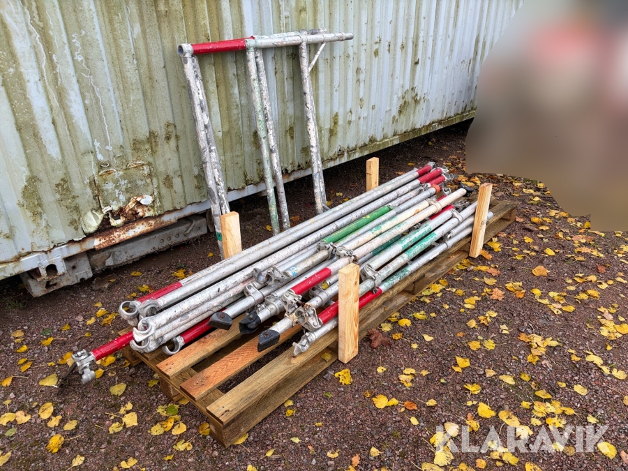 Ställning, Krysstag, stödben och 2 gavlar Zip-up 