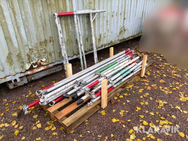 Ställning, Krysstag, stödben och 2 gavlar Zip-up 