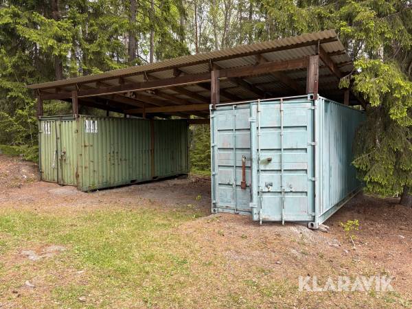 Containrar med tak