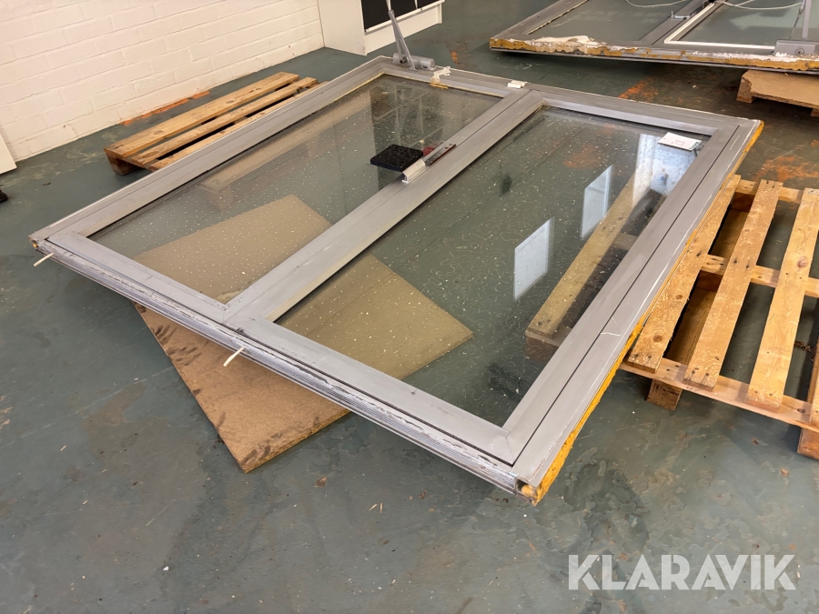 Pardörr i aluminium