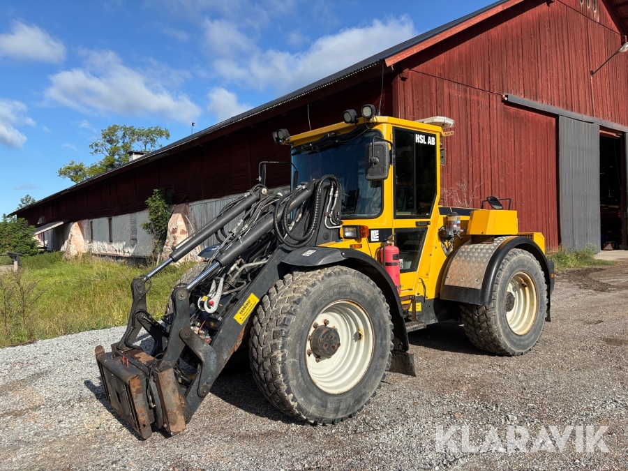 Hjullastare Lundberg 6220 med vikplog & sandspridare