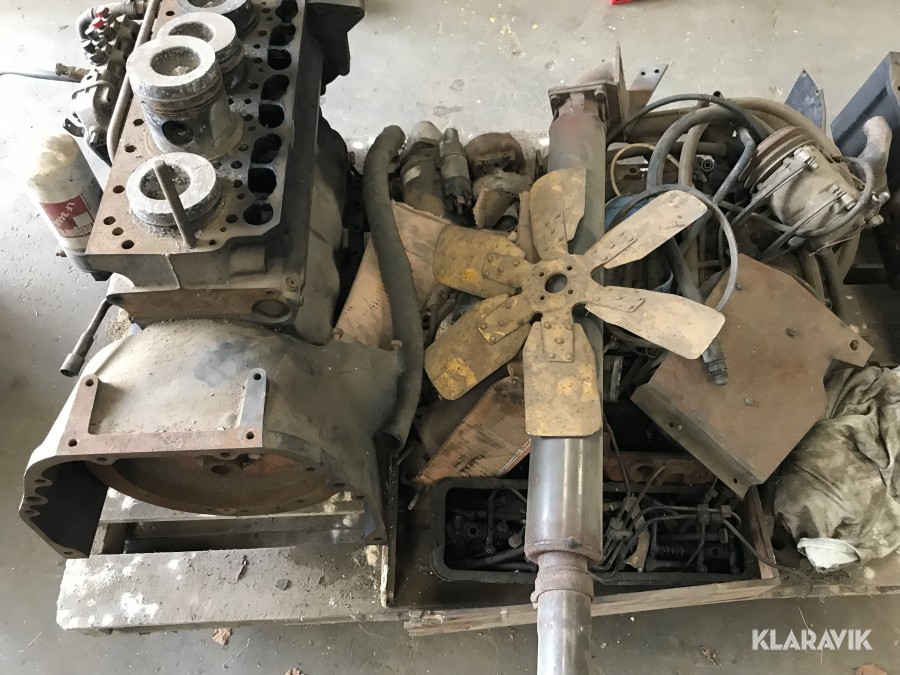 Reservdelsmotor till Valmet 411