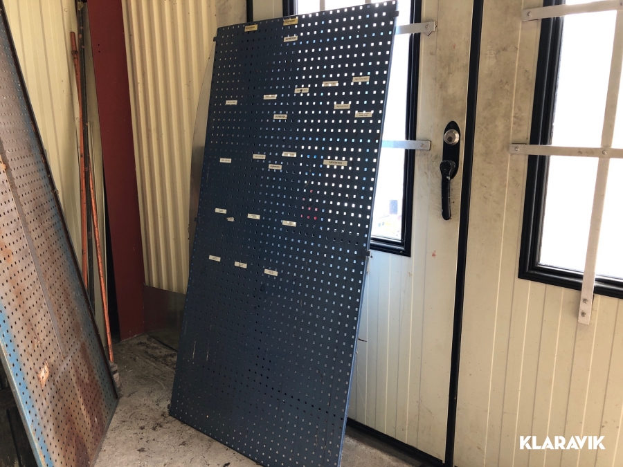 Verktygstavla i plåt