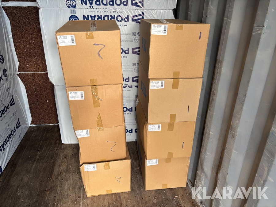 Parti med rörböjar Kaczmarek 8 st lådor Proffskvalitét PP