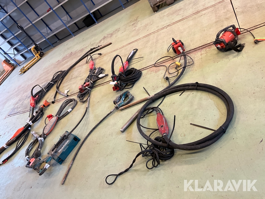 Stavvibrator Flera modeller och längder 6st