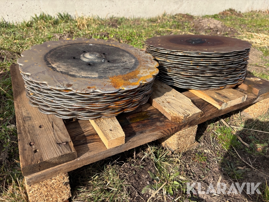 Tallrikar till Väderstad Rapid såmaskin - 36 st