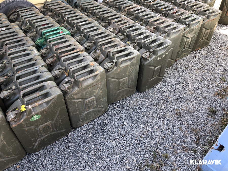 Jeepdunkar från militärt parti 10st 