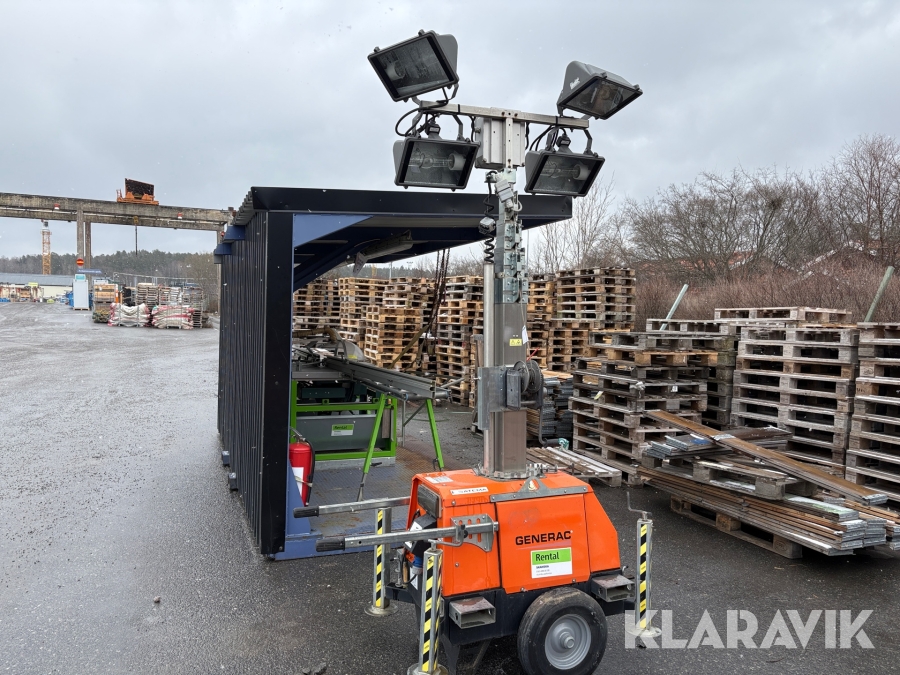Belysningsmast Generac Tower light 7 m