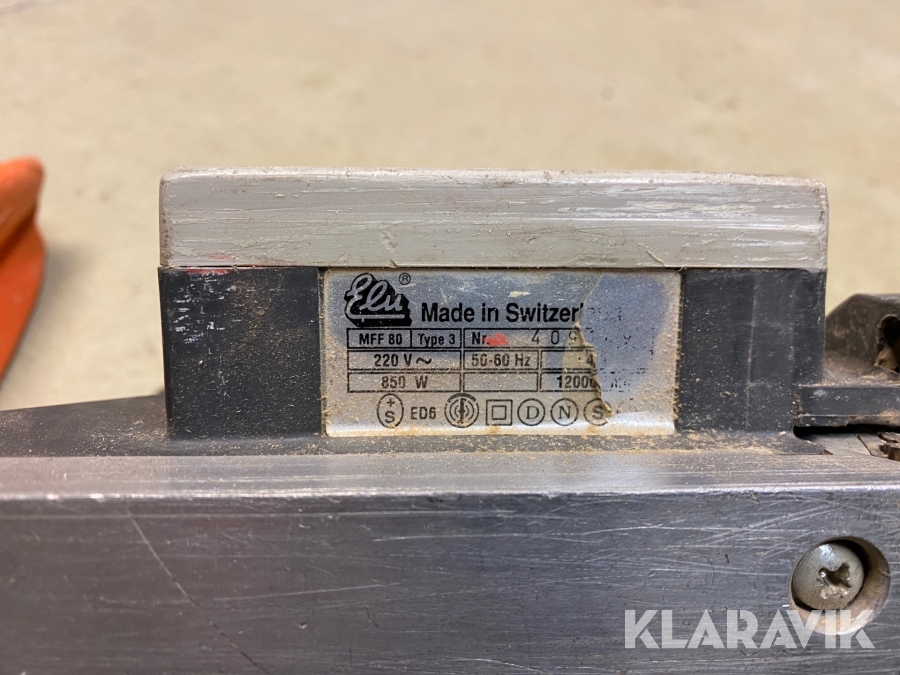 Elhyvel Elu MFF 80, Huddinge, Klaravik auktioner