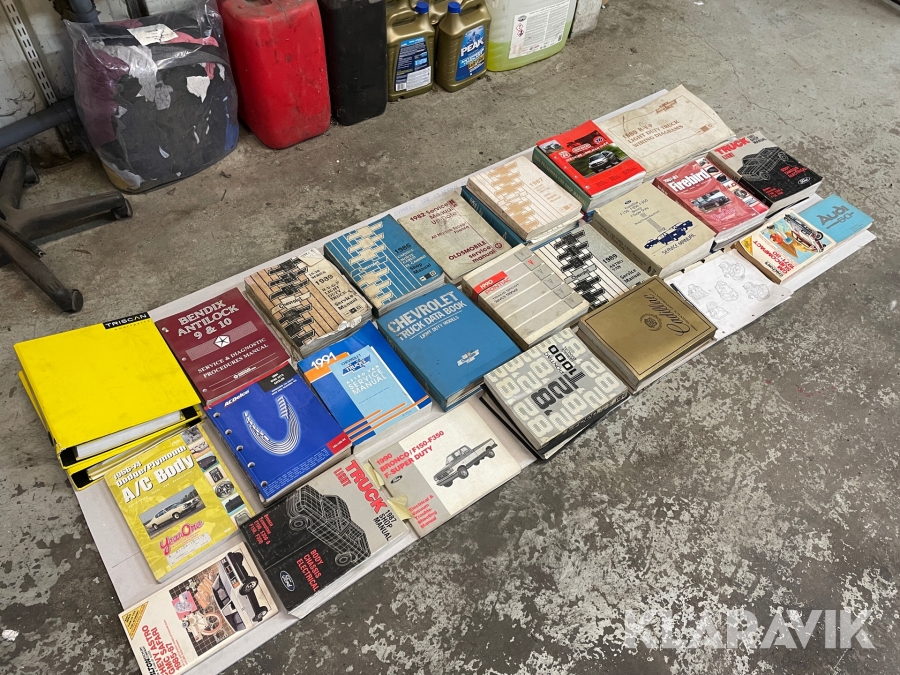 Instruktionsböcker och servicemanualer 