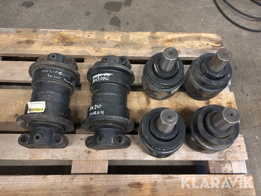 Under & överrullar till Kobelco 210,235,250 6st
