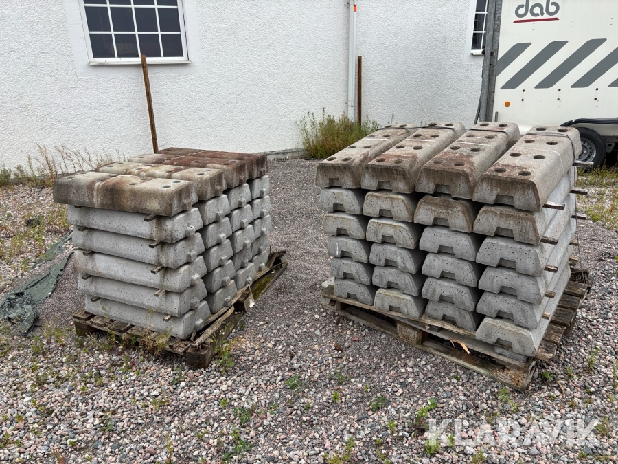 Betongfötter 70 x 25 cm 48 st