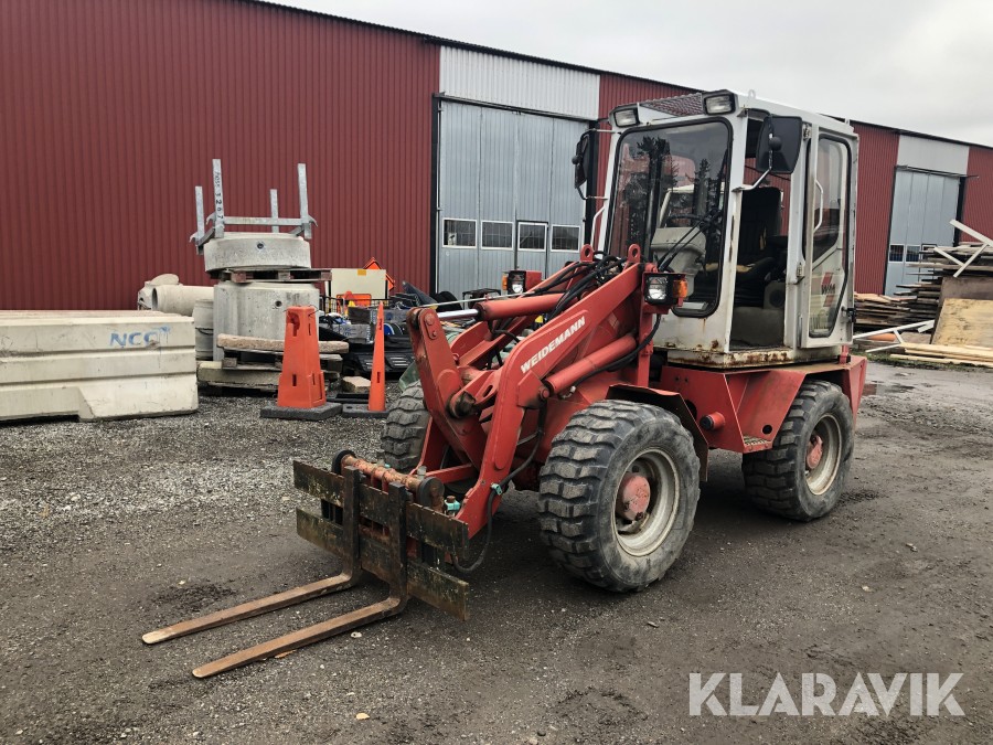 Lastmaskin Weidemann 3004 med tillbehör