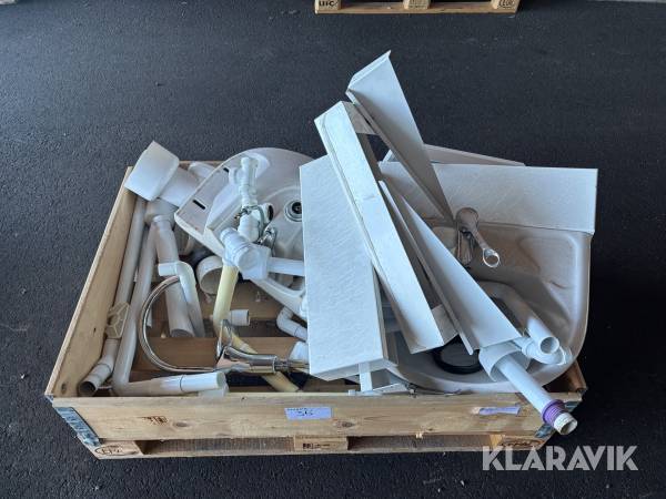 Handfat och kopplingar 1st pall