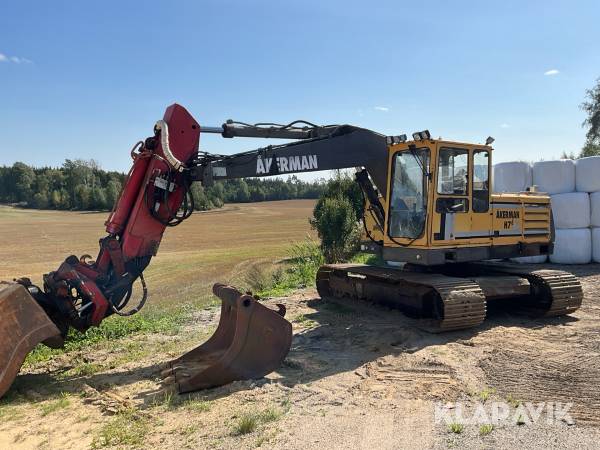 Grävmaskin Åkerman H7d (C) tiltrotator och skopor