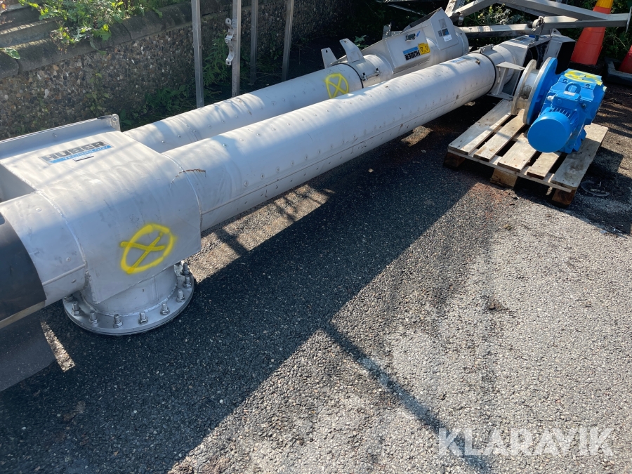 Transportskruv med växel Huber Technology