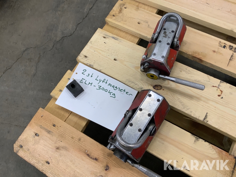 Lyftmagneter Elm 300kg 2st