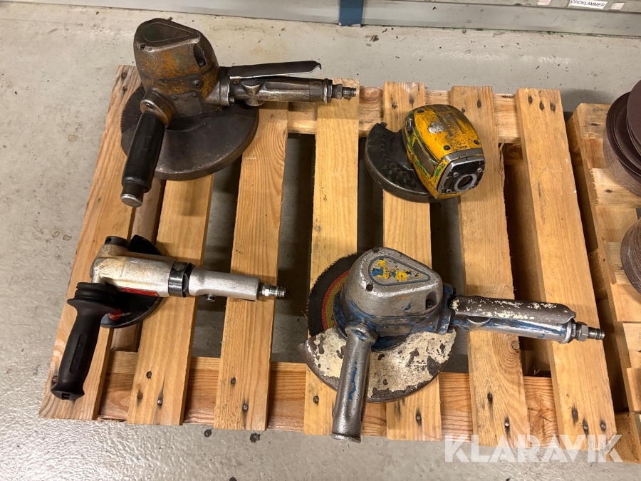 Tryckluft slipmaskiner | Blandade storlekar & dimensioner