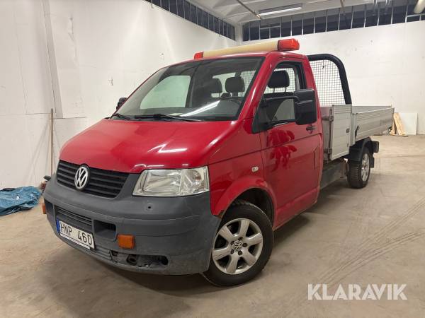 Flakbil Volkswagen Transporter Chassi Cab T30 2,5 TDI