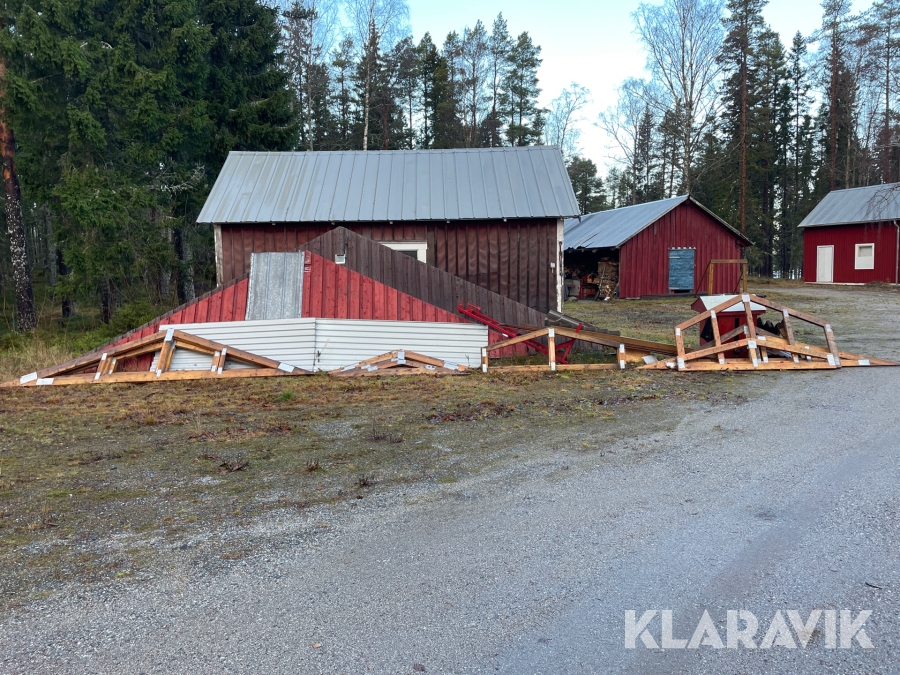 Takstolar blandade storlekar