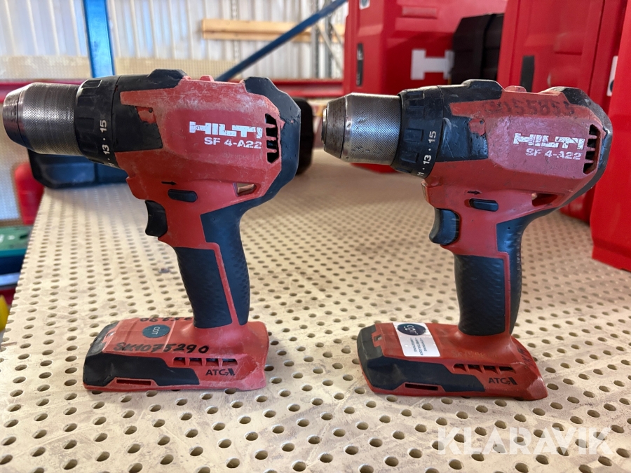 Skruvdragare 2st Hilti SF 4-A22
