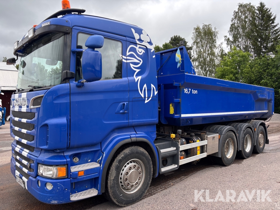 Kassettekipage Scania R560 8x4 med tillhörande släp