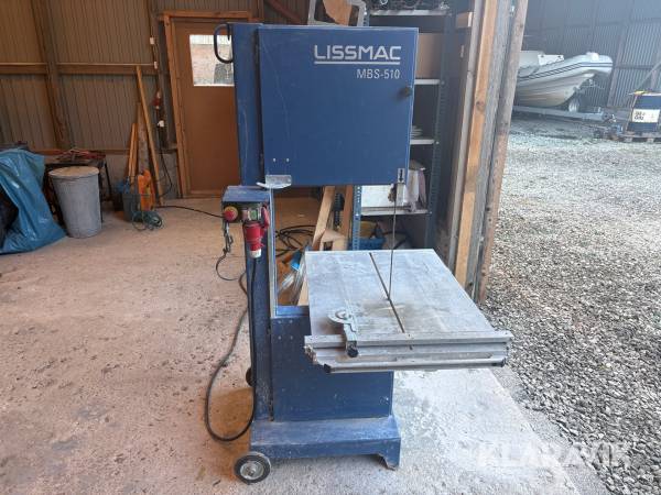 Bandsåg för lättbetong/lättklinker Lissmac MBS-510