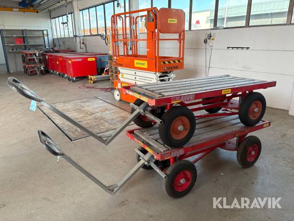 Transportvagn Starke Arvid 18400 höj & sänk 2 st