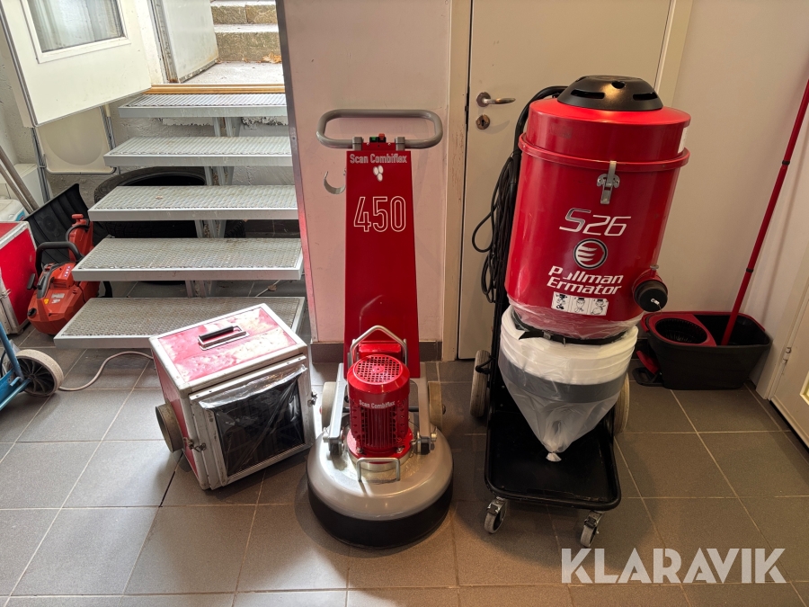 Paket med maskiner Scanmaskin, Pullman 450, S26, A1000