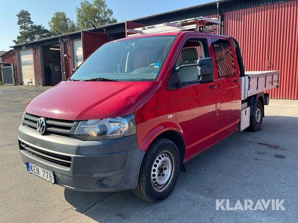 Pickup Volkswagen Transporter Dubbelhytt 2.0 TDI med tippflak