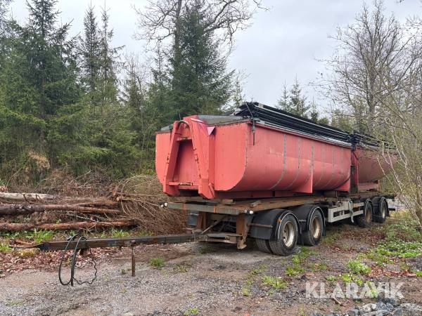 Lastväxlarsläp ORY-T 16/18 L 60-80 med asfaltsflak