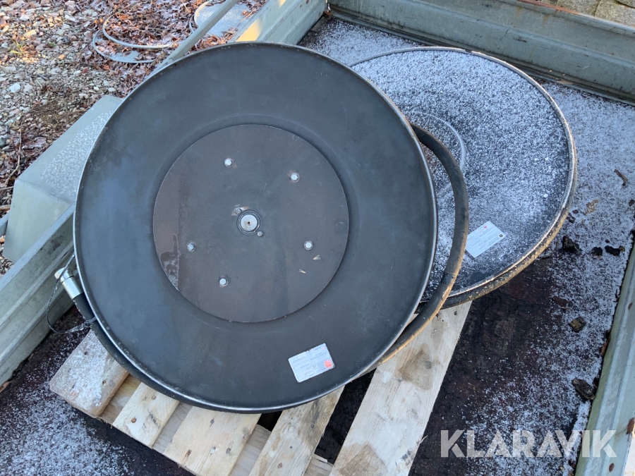 Slangrullar till hydraulisk kran