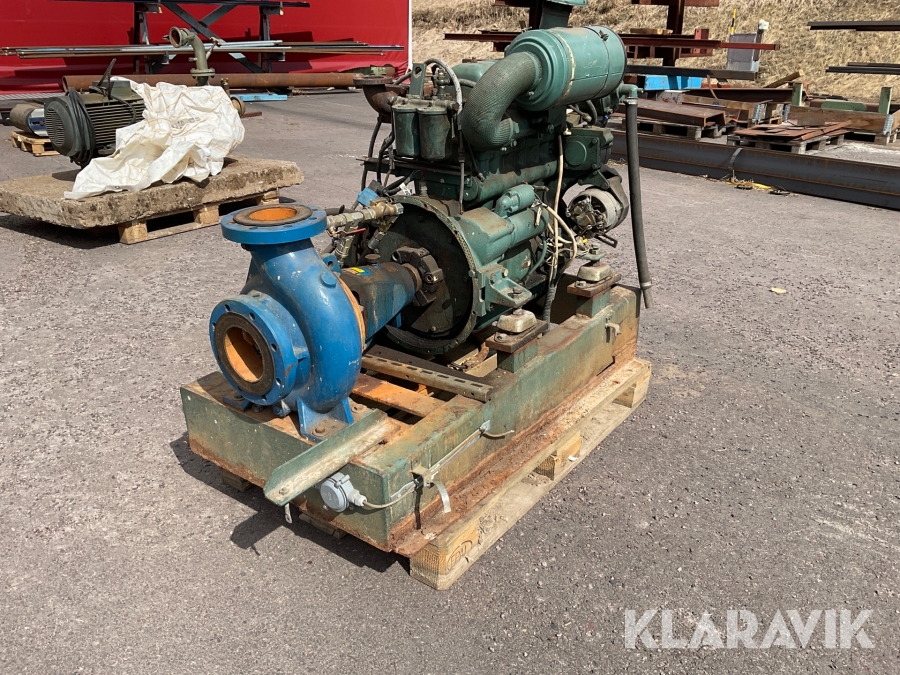 Vattenpump diesel Valmet