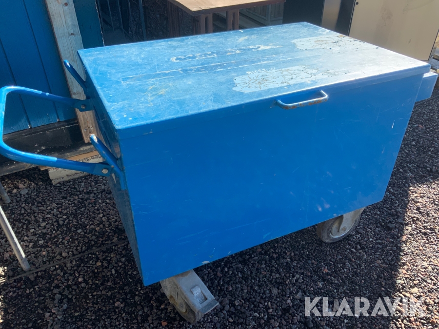 Verktygsvagn kista på hjul