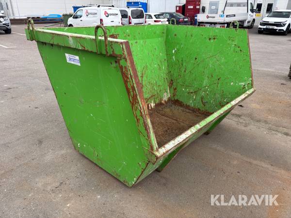 Container med lastmaskinsfäste LT