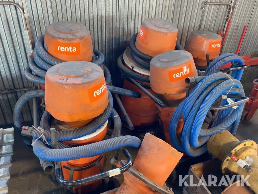 Stoftavskiljare Norclean luftdrivna