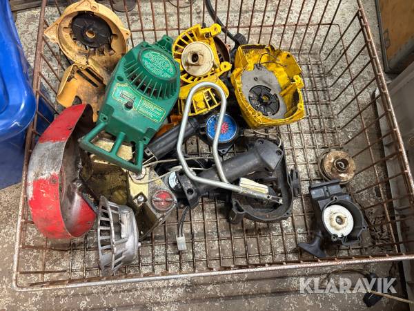 Startapparater samt handtag